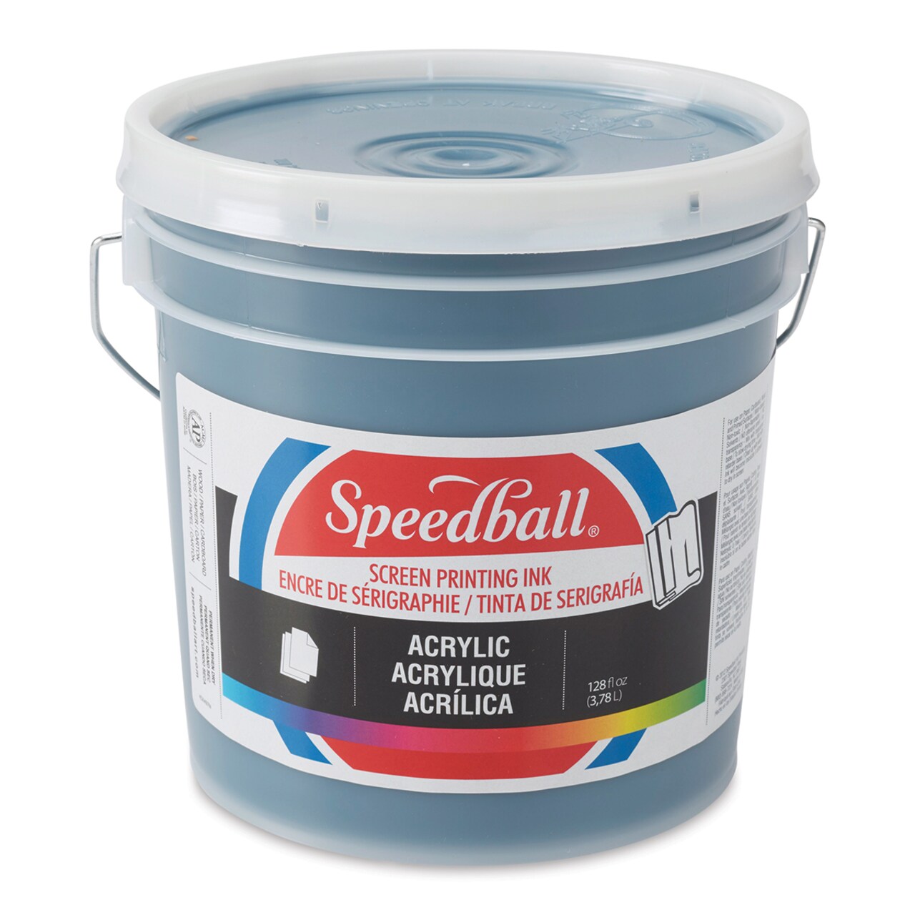 Speedball Permanent Acrylic Screen Printing Ink - Dark Blue, Gallon
